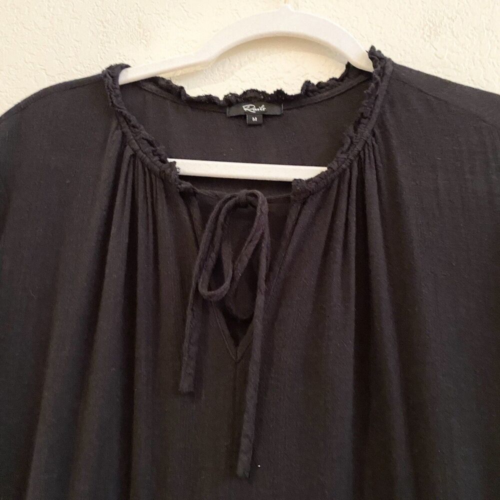 Rails Everly Black Textured Stripe Linen Blend Kn… - image 6